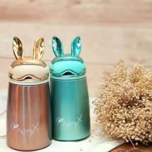 تراول ماگ فانتزی استیل خرگوش کد 1068