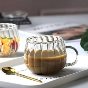 ماگ پیرکس خط دار طرح کدو کد 1298
