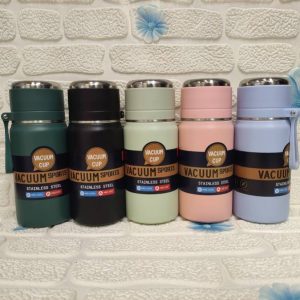 تراول ماگ استیل وکیوم درب لیوانی کد 1431