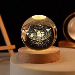 گوی کریستالی منظومه شمسی قطر 6 سانت کد 1627